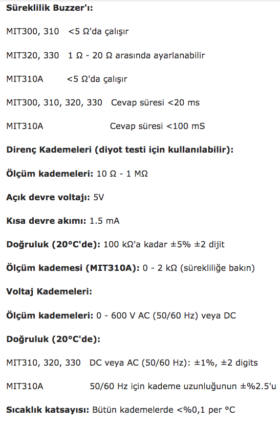 Megger MIT320 İzolasyon Test Cihazı